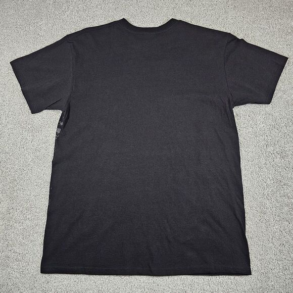 2019 AOP Dubai Harley Davidson T-Shirt Black Size L Biker Rare Motorcycle Insane - Picture 2 of 7